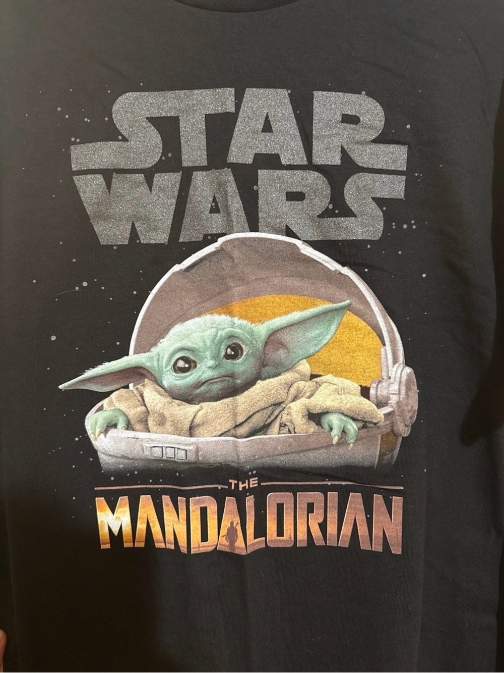 Star Wars The Mandalorian 'Grogu' Black T‑Shirt